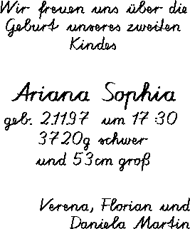 Ariana Sophia 2.11.97 3720g 53cm